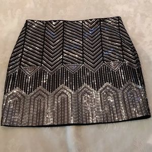 NWT express sequin mini skirt.